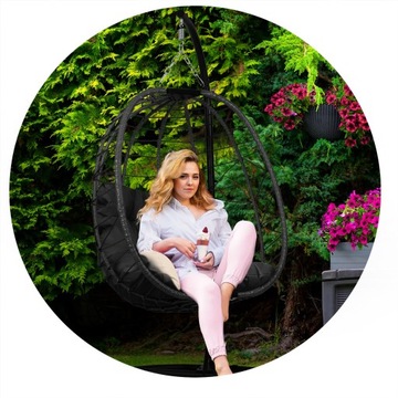 ПОДВЕСНОЙ СТУЛ, САДОВАЯ КОРЗИНА-КАЧАЛКА-КОКОН, СКЛАДНАЯ