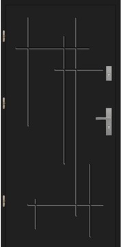 DRZWI ZEWNĘTRZNE CIEPŁE NA PIANIE T58 72mm 100