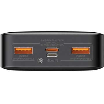 Power Bank 20Вт 20000мАч, Baseus, PD, QC