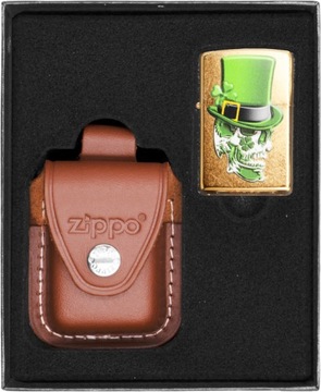 Zestaw ZIPPO Zapalniczka IRISH SKULL prezentowy*nr2