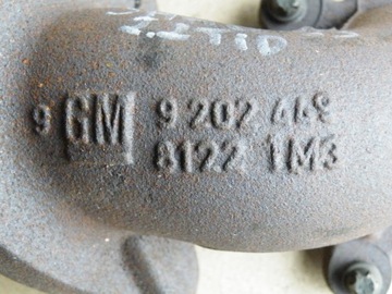 SAAB 9-3 93 2.2 TID KOLENO KOLEKTOR TURBÍNY TURBO 9202449