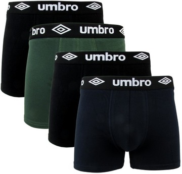 UMBRO Bokserki majtki bawełna 4-PAK - M