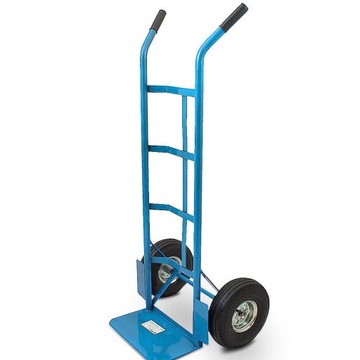 Складская ручная тележка 200кг, пневматические шины