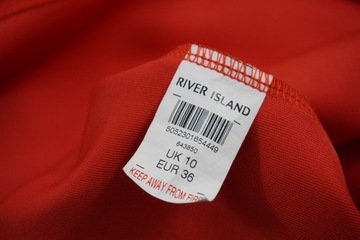 RIVER ISLAND prosta sukienka z nadrukiem r 36