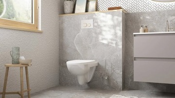 КНОПКА Смыва для бачка унитаза Domneo Blue M11 V3, белое золото глянцевое