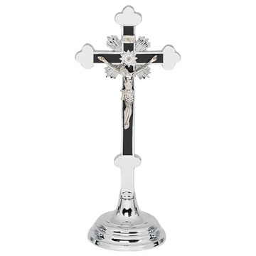 KRZYŻ STOJĄCY CHROM 28CM