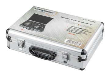 НАБОР КОРОНОЧНЫХ ПИЛОВ ДЛЯ БЕТОННЫХ СТЕН НАБОР ИЗ 6 ШТ. АДАПТЕР SDS ФРЕЗЫ