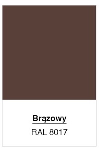 NAPINACZ DO DRUTU KOLOR BRĄZOWY