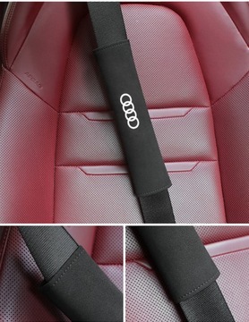 2шт кожаный чехол ремня безопасности для Audi