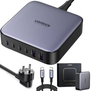 UGREEN ładowarka USB-C 200W sieciowa 4x USB-C 2x USB-A do iphone laptopa