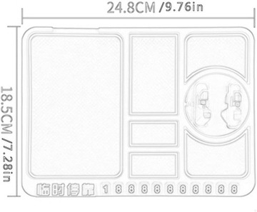 Противоскользящий многофункциональный автомобильный коврик.