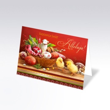 KARNET KARTKA ŚWIĄTECZNA WIELKANOC + KOPERTA 1 szt