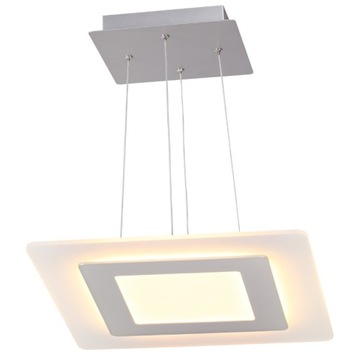 Lampa żyrandol biały LED 25W 4000lm akryl do
