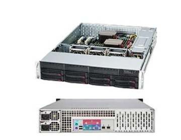OBUDOWA SERWEROWA SUPERMICRO CSE-825TQC-R802LPB (Black 2U SC825TQC SAS3 LP