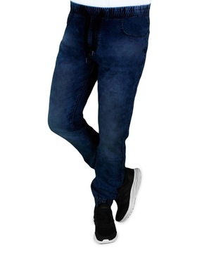 SPODNIE MĘSKIE JOGGER JEANS W42 ROZMIAR 5XL