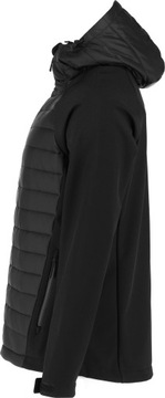 4F ЗИМНЯЯ СТЕГАНАЯ КУРТКА СОФТШЕЛЛ МЕМБРАНА 8000 ЧЕРНАЯ M096 размер XL