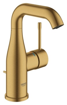 Bateria umywalkowa stojąca M Essence złota GROHE SilkMove Water Saving