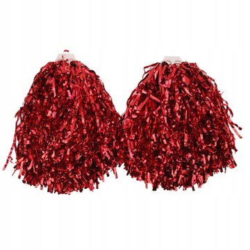 2 szt. Cheerleadingowe pompony z twardym uchwytem