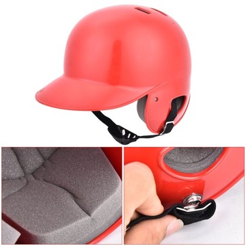 Спортивный шлем для бейсбольного ватина Защитное снаряжение с ремешком для 53