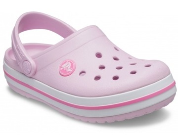 Crocs Crocband Clog 207006 J1 32-33 różowe klapki