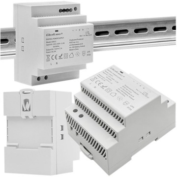 ZASILACZ NA SZYNĘ DIN 12V 85.2W 7.1A REGULOWANY