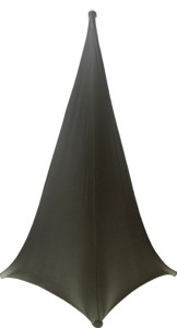 Materiał lycra na statyw 1,2m/ Czarny