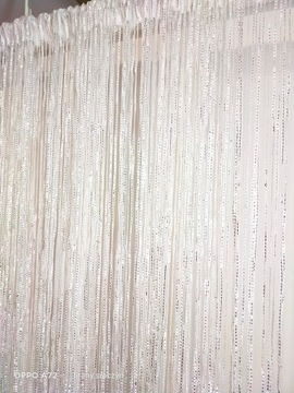 Шторы для штор 300 х 250 макароны SILVER STRIP