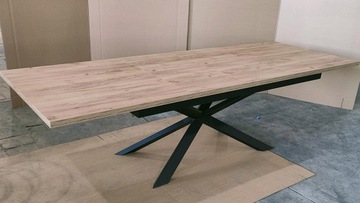 Стол раздвижной SPIDER LOFT 140x80 Craft Золотой Дуб