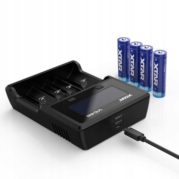 ЗАРЯДНОЕ УСТРОЙСТВО XTAR VC4 18650 26650 ЖК-дисплей