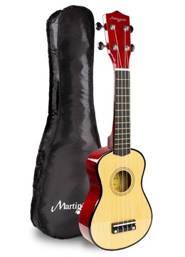 Martin Smith UK-212-A Soprano Ukulele, czerwony