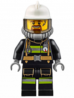 Figurka Lego City cty0626 Fire Strażak 60105 60107