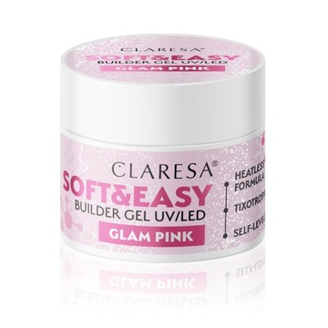 Claresa Żel Budujący Do Paznokci 45g Glam Pink