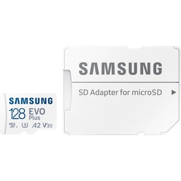 Карта памяти Samsung Evo+ microSD 128 ГБ 130/U3 A2 (2022 г.)