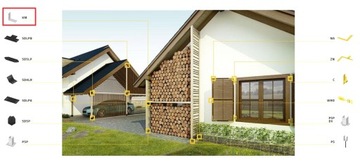 KM4 УГОЛ МОНТАЖНЫЙ КАРПАНСНЫЙ СОЕДИНИТЕЛЬ 60x60x60 ОЦИНКОВАННЫЙ 10 шт. DOMAX