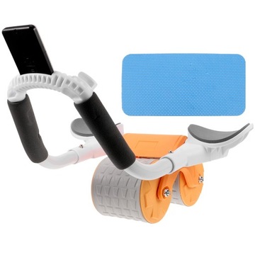 АВТОМАТИЧЕСКОЕ БРЮШНОЕ КОЛЕСО С ПОДКАЧИВАНИЕМ И ПОДДЕРЖИВАЮЩИМ РОЛИКОМ ДЛЯ ФИТНЕС-ТРЕНИРОВКИ