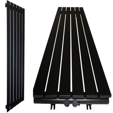 GRZEJNIK POKOJOWY dekoracyjn DECO LOFT 160x45 CZARNY STRUKTURA 1010W