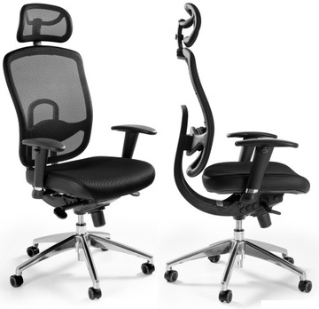 Fotel Ergonomiczny VIP czarny od Unique