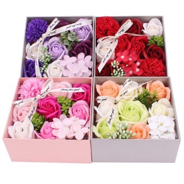 Мыло Flowerbox розы большое ароматное мыло красивый подарок на День матери
