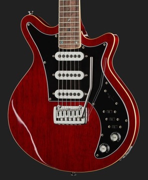 Harley Benton BM-75 Trans Red Deluxe Series