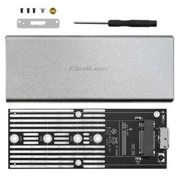Слот в алюминиевом корпусе для твердотельного накопителя M.2 SATA NGFF USB3.0, скорость 5 Гбит/с, 2 ТБ