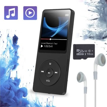 ODTWARZACZ MP3 Z KOLOROWYM EKRANEM TFT 1,8 CALA BEZSTRATNY ODTWARZACZ MP3