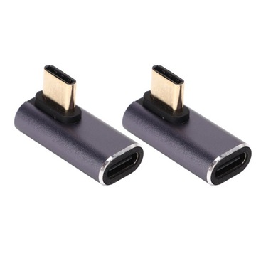 2 шт. УГЛОВОЙ АДАПТЕР РАЗЪЕМ USB-C