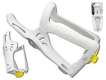 KOSZYK NA BIDON ROWEROWY TOPEAK MODULA CAGE EX REGULOWANY BIAŁY