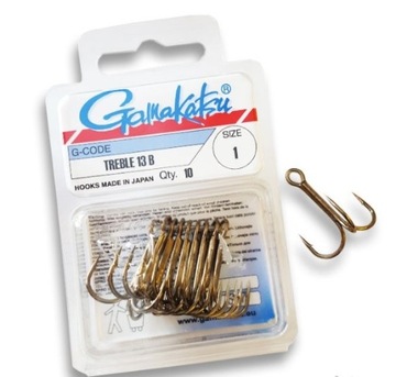 KOTWICA KOTWICZKA GAMAKATSU TREBLE 13B #1/0 10szt.