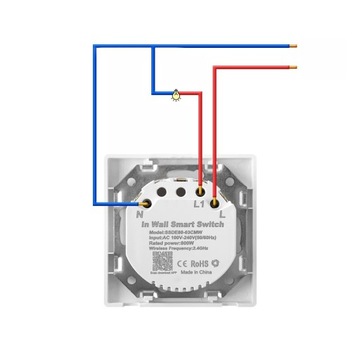 PSMART Умный выключатель света 1 контур Стекло C RM ZigBee TUYA