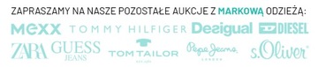 TOMMY HILFIGER Duża Kolorowa Chusta Szal Logo
