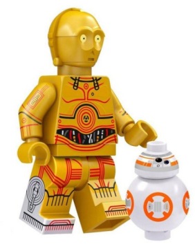 C 3PO BB-8 KLOCKI FIGURKA STAR WARS KLOCKI