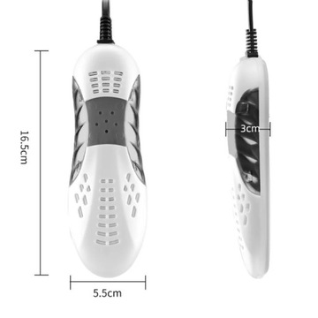 ЭЛЕКТРИЧЕСКАЯ СУШИЛКА ДЛЯ ОБУВИ И ПЕРЧАТОК УФ-СУШИЛКА БЕЛАЯ И ЧЕРНАЯ 20 Вт