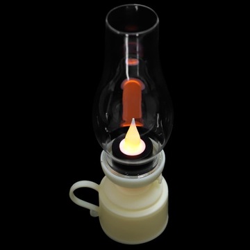 WINTAGE LED LAMPA NAFTOWA ELEKTRONICZNA LAMPA OLEJOWA