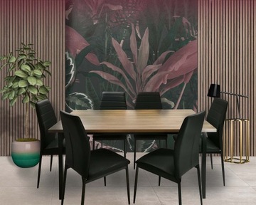 КОМПЛЕКТ МЕБЕЛИ ДЛЯ ДОМАШНЕЙ СТОЛОВОЙ ГОСТИНОЙ, 6 СТУЛЬЕВ MARK + СТОЛ VITO 140x80x75 MIX
